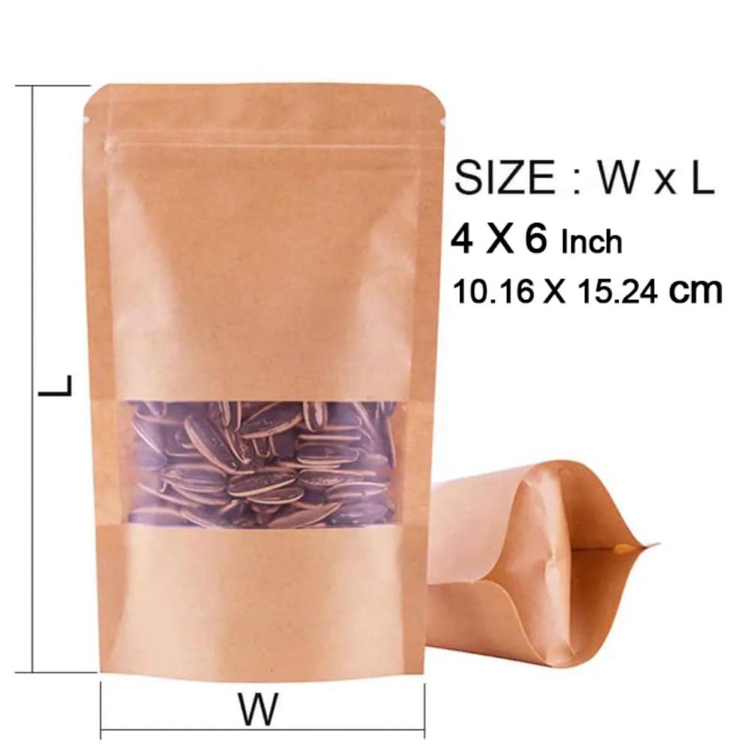 Paper Zip Lock Pouch (100g)