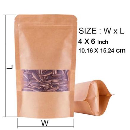 Paper Zip Lock Pouch (100g)