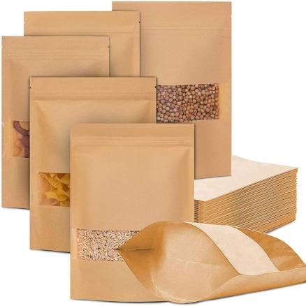 Paper Zip Lock Pouch (100g)